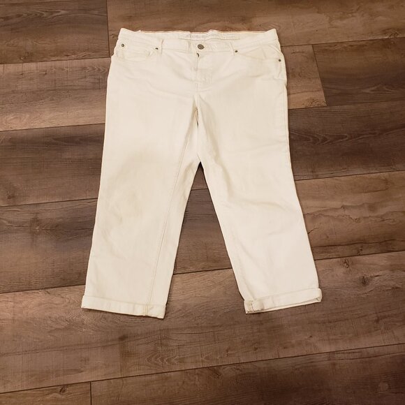 Eddie Bower Boyfriend Crop Jeans, Size:  16 - Picture 1 of 13